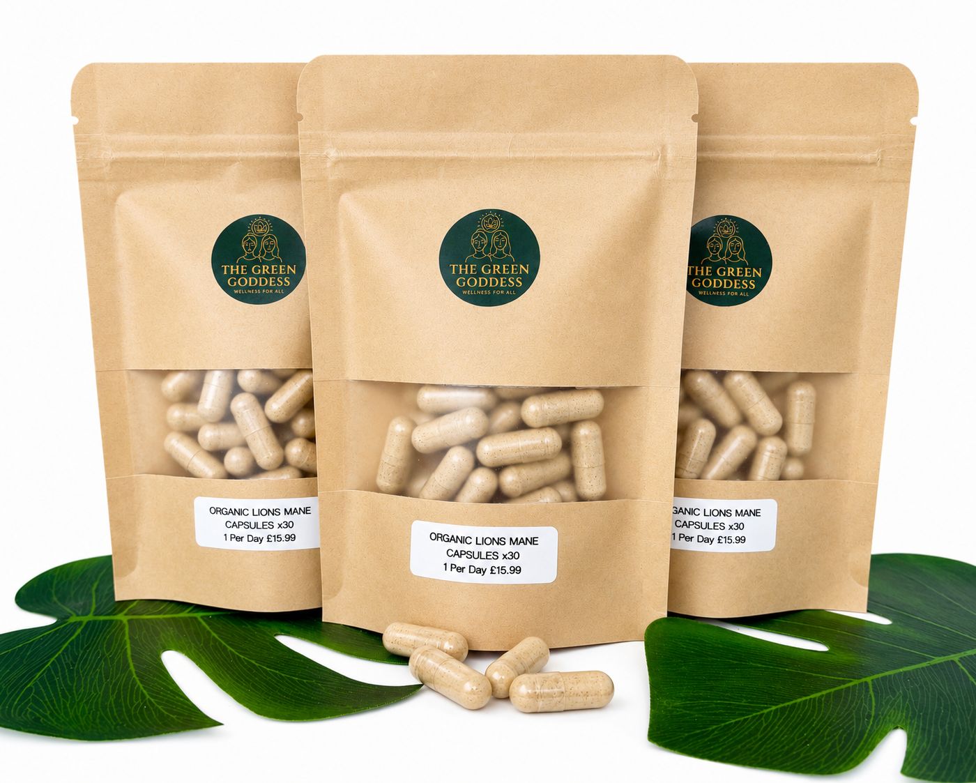 Organic Lion’s Mane Capsules Organic Lion’s Mane Capsules
