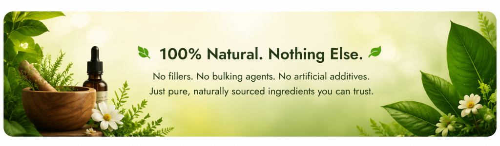 100% Natural Ingredients